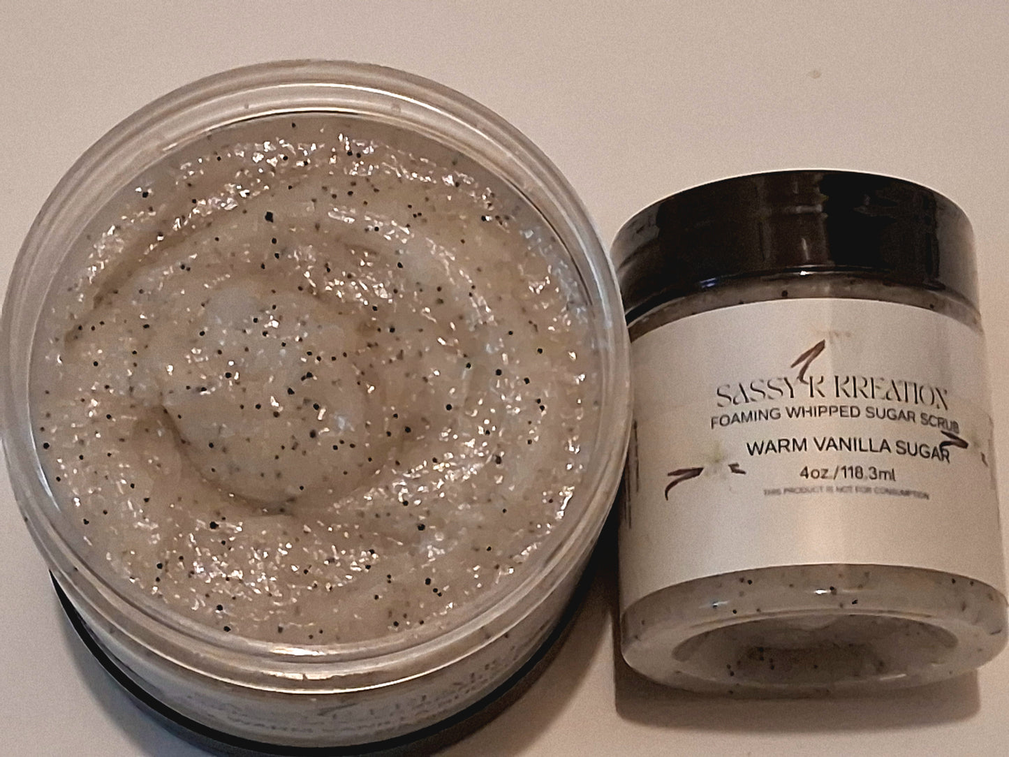 Foaming Whipped Sugar Scrub