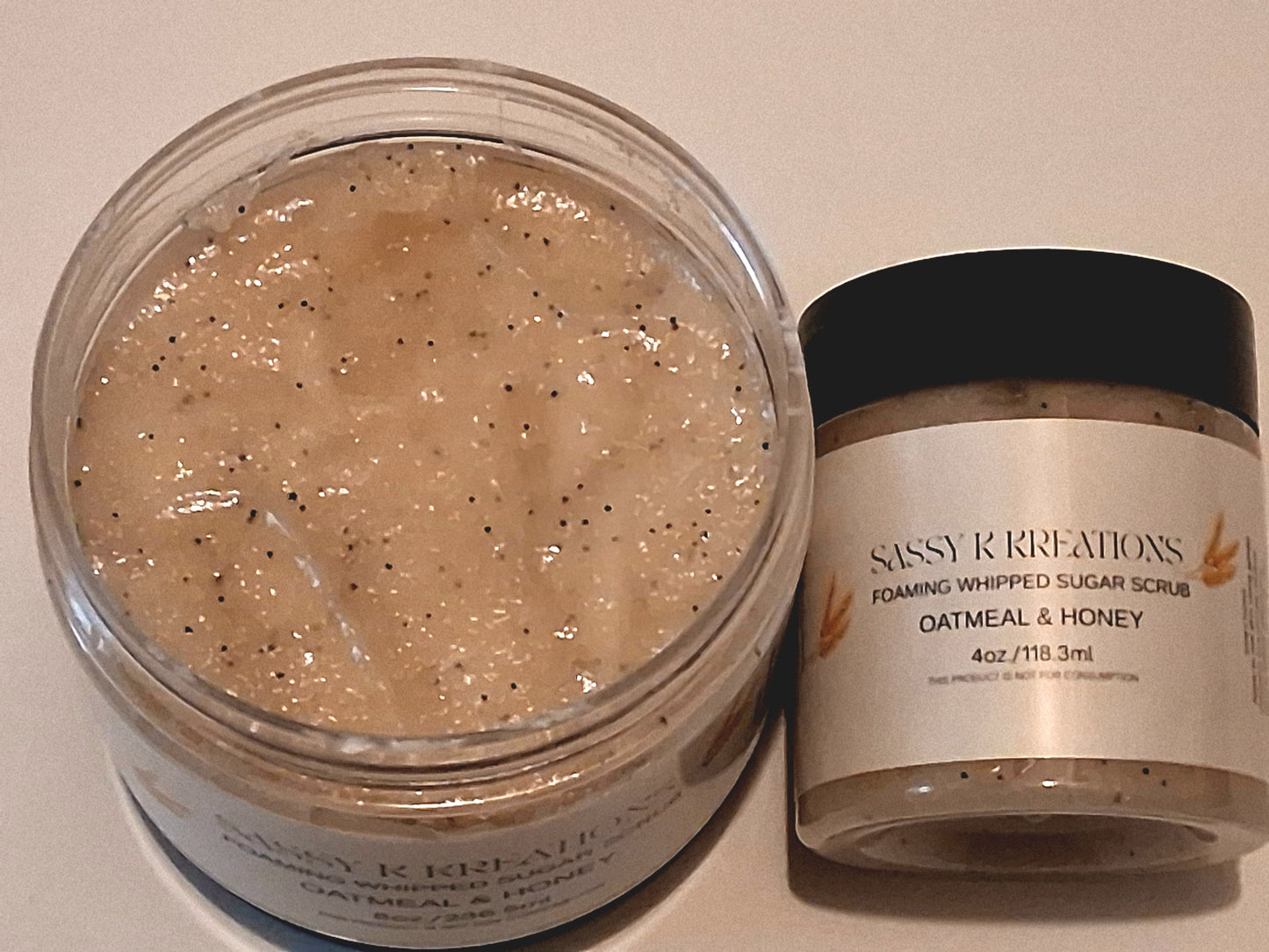 Foaming Whipped Sugar Scrub