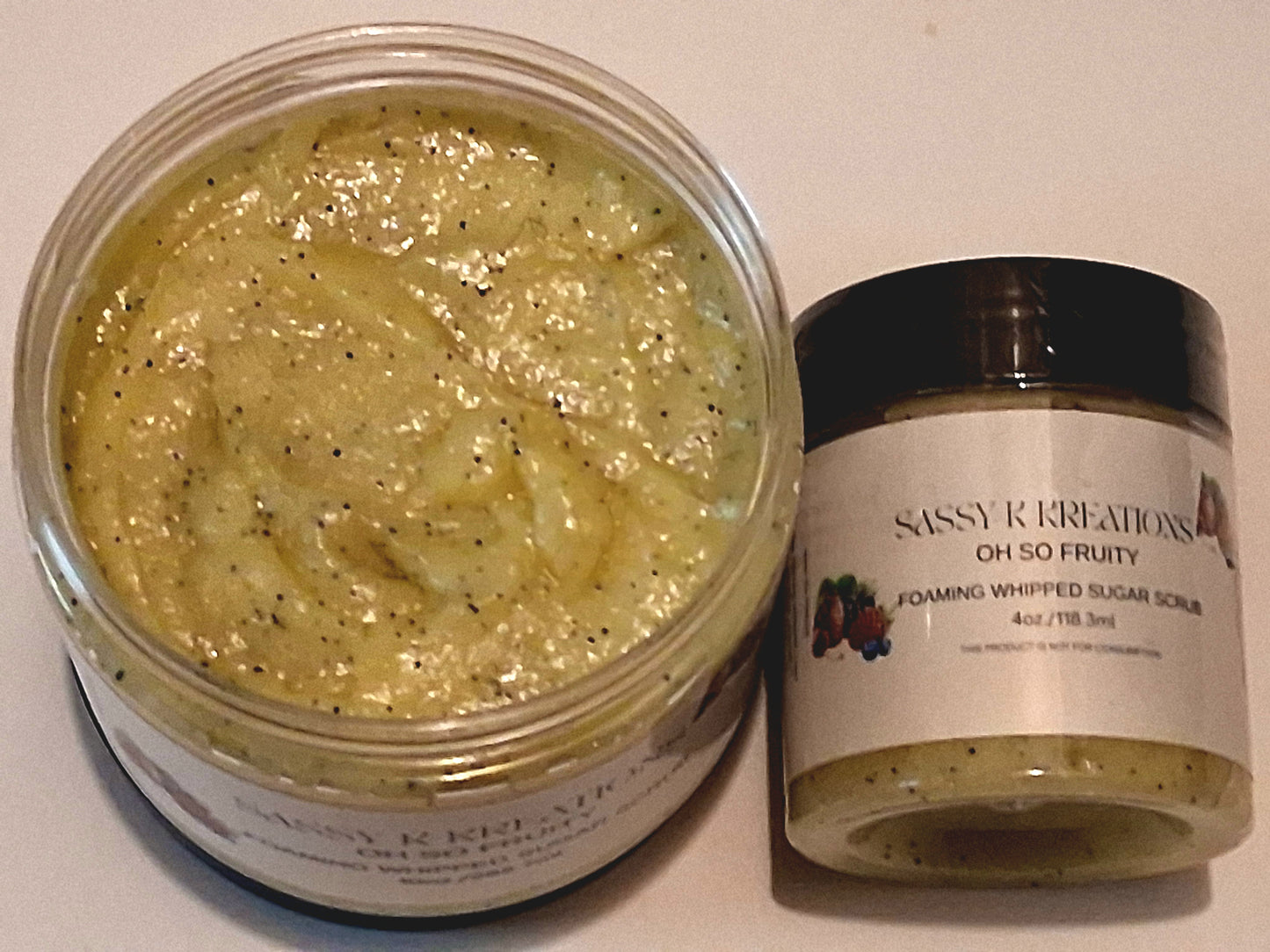 Foaming Whipped Sugar Scrub