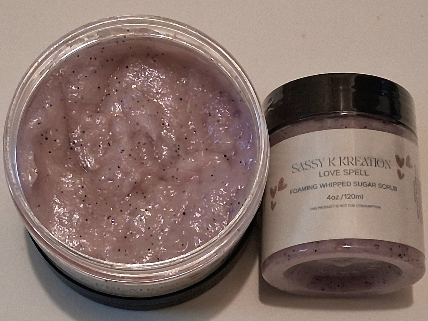 Foaming Whipped Sugar Scrub