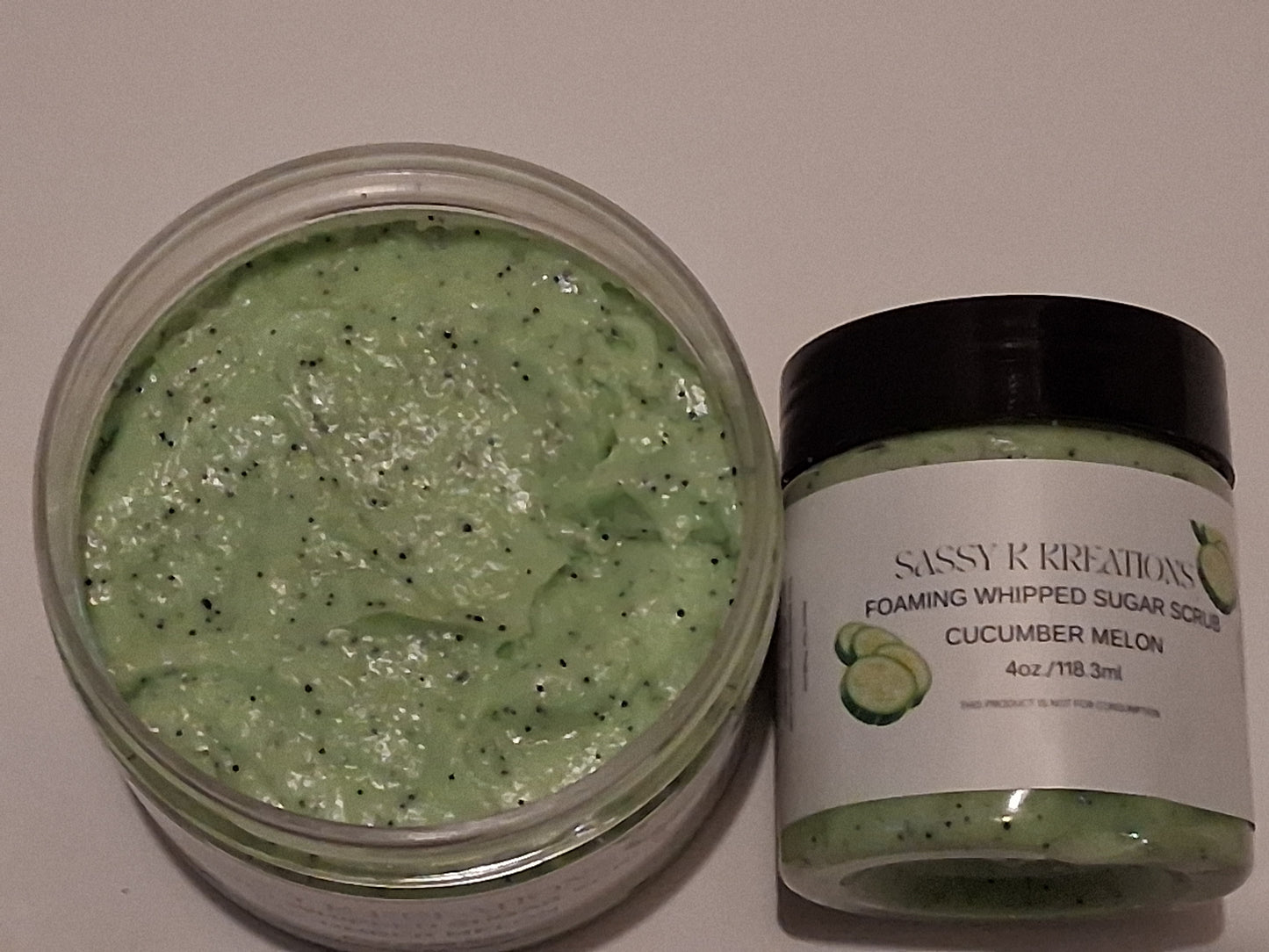 Foaming Whipped Sugar Scrub