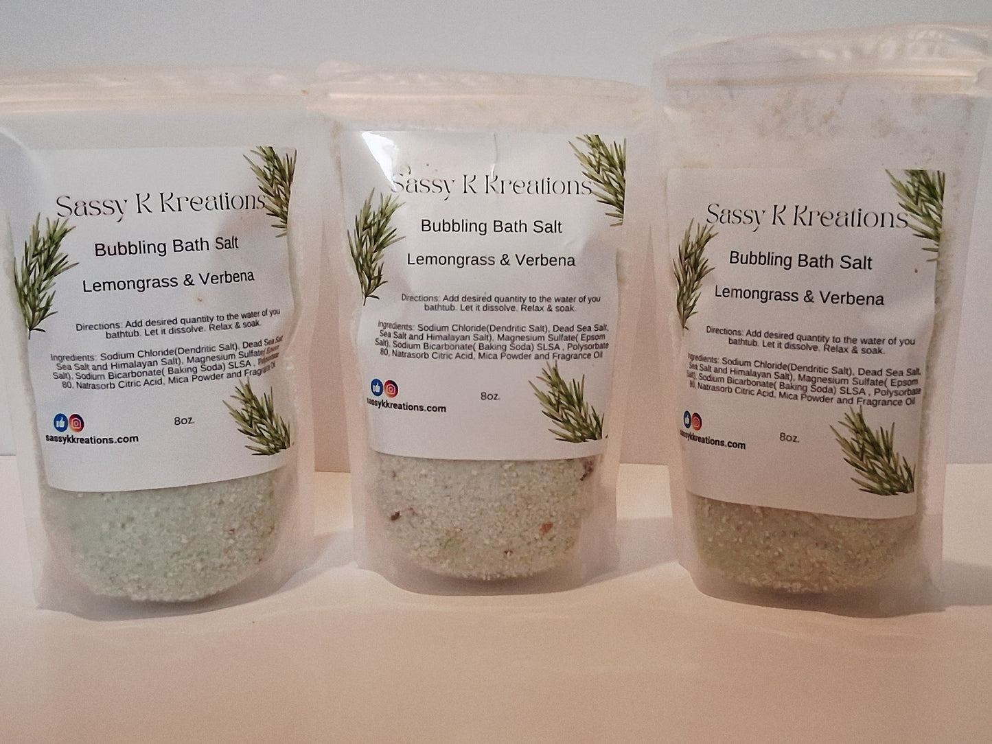 Bubbling Bath Salt