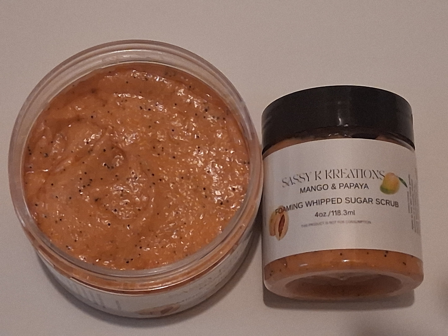 Foaming Whipped Sugar Scrub