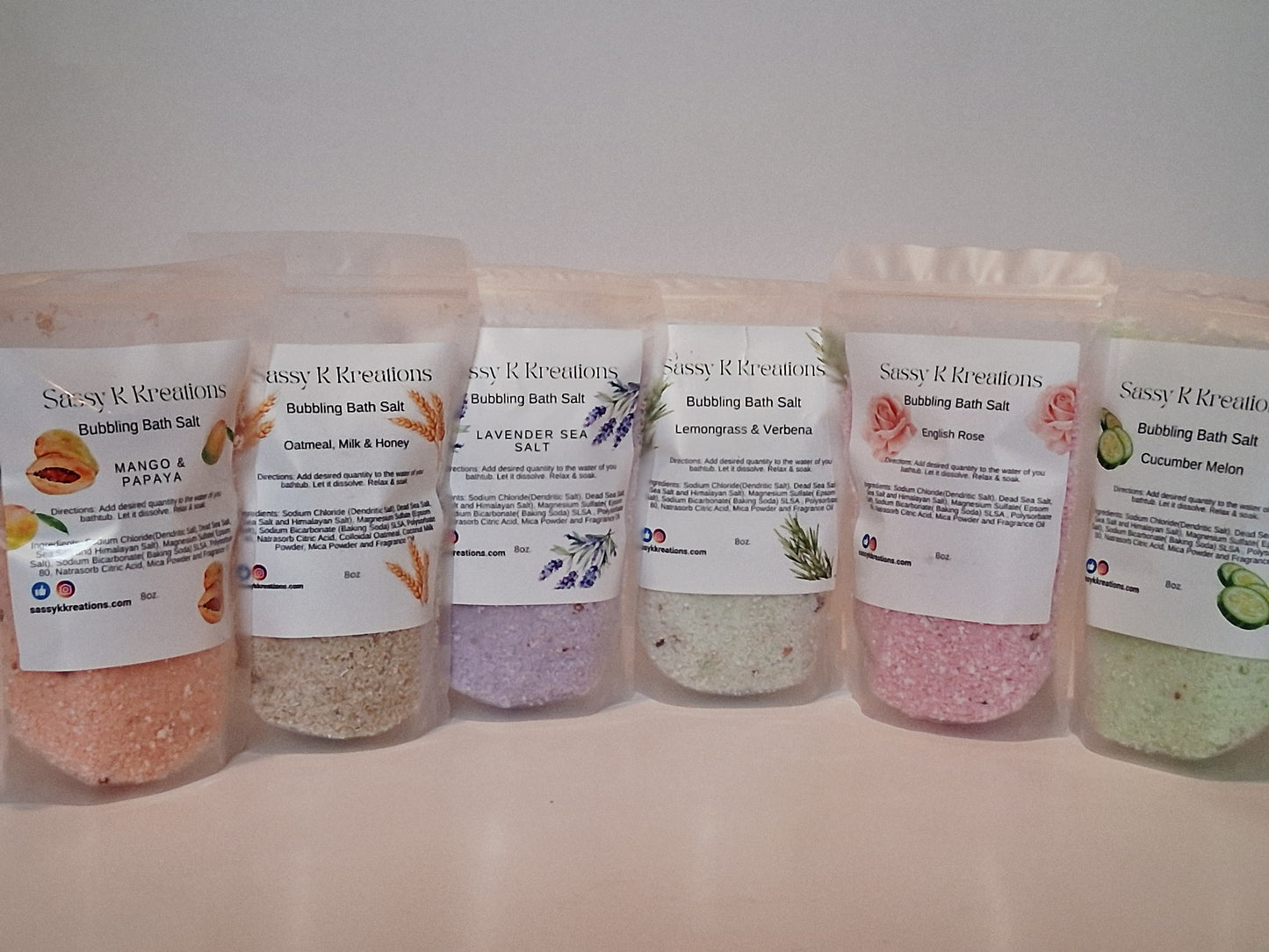 Bubbling Bath Salt
