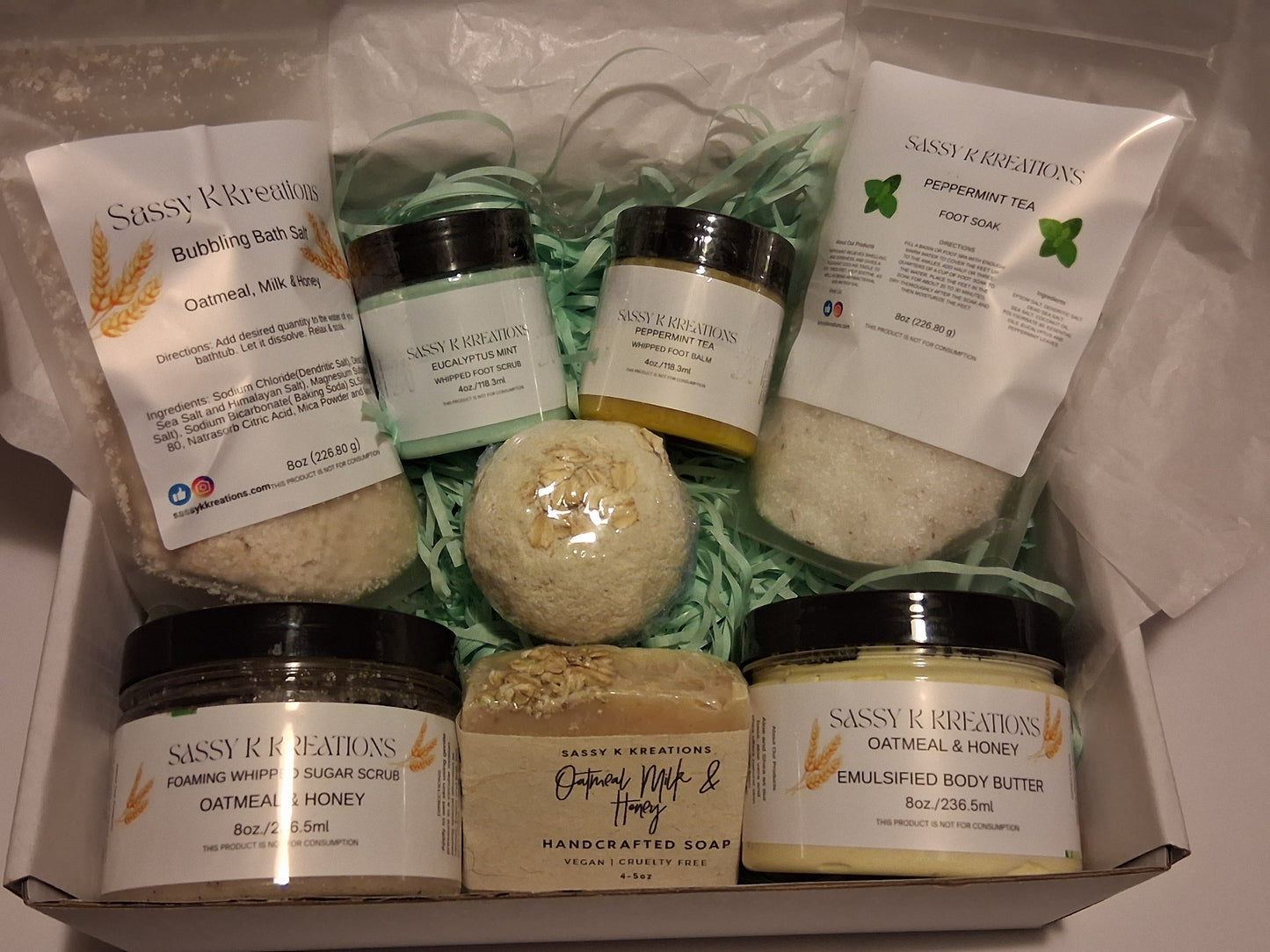 Ultimate Oatmeal Milk & Honey Spa Kit