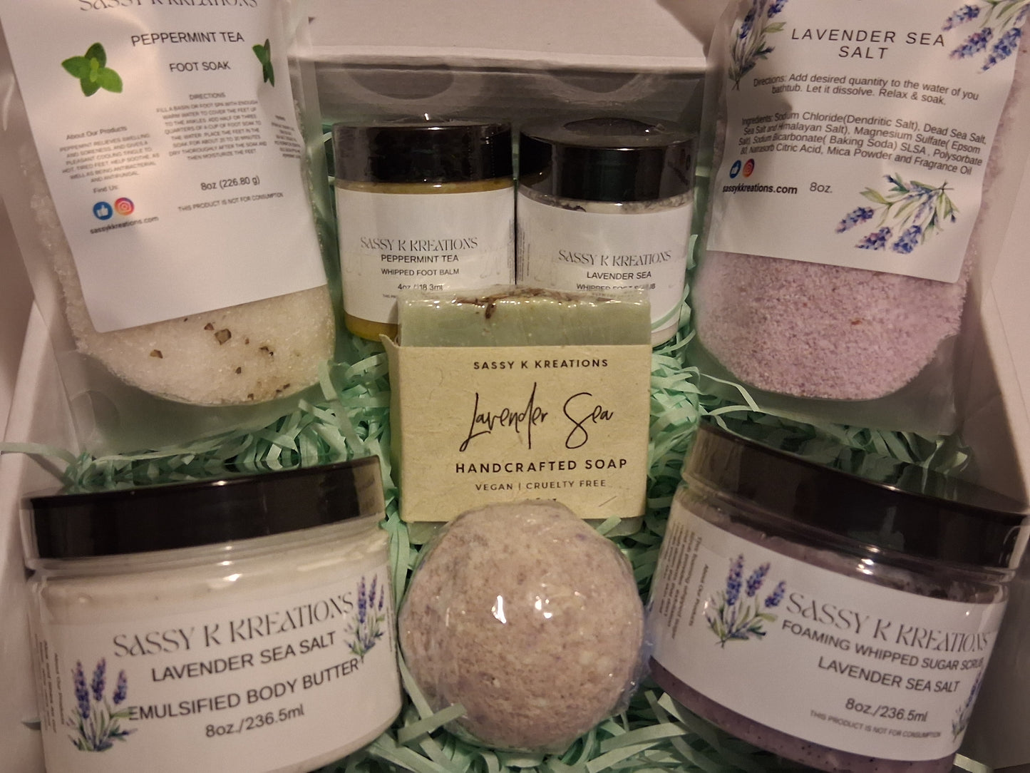 Ultimate Lavender Sea Spa Kit