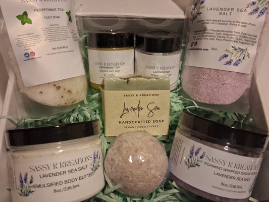 Ultimate Lavender Sea Spa Kit