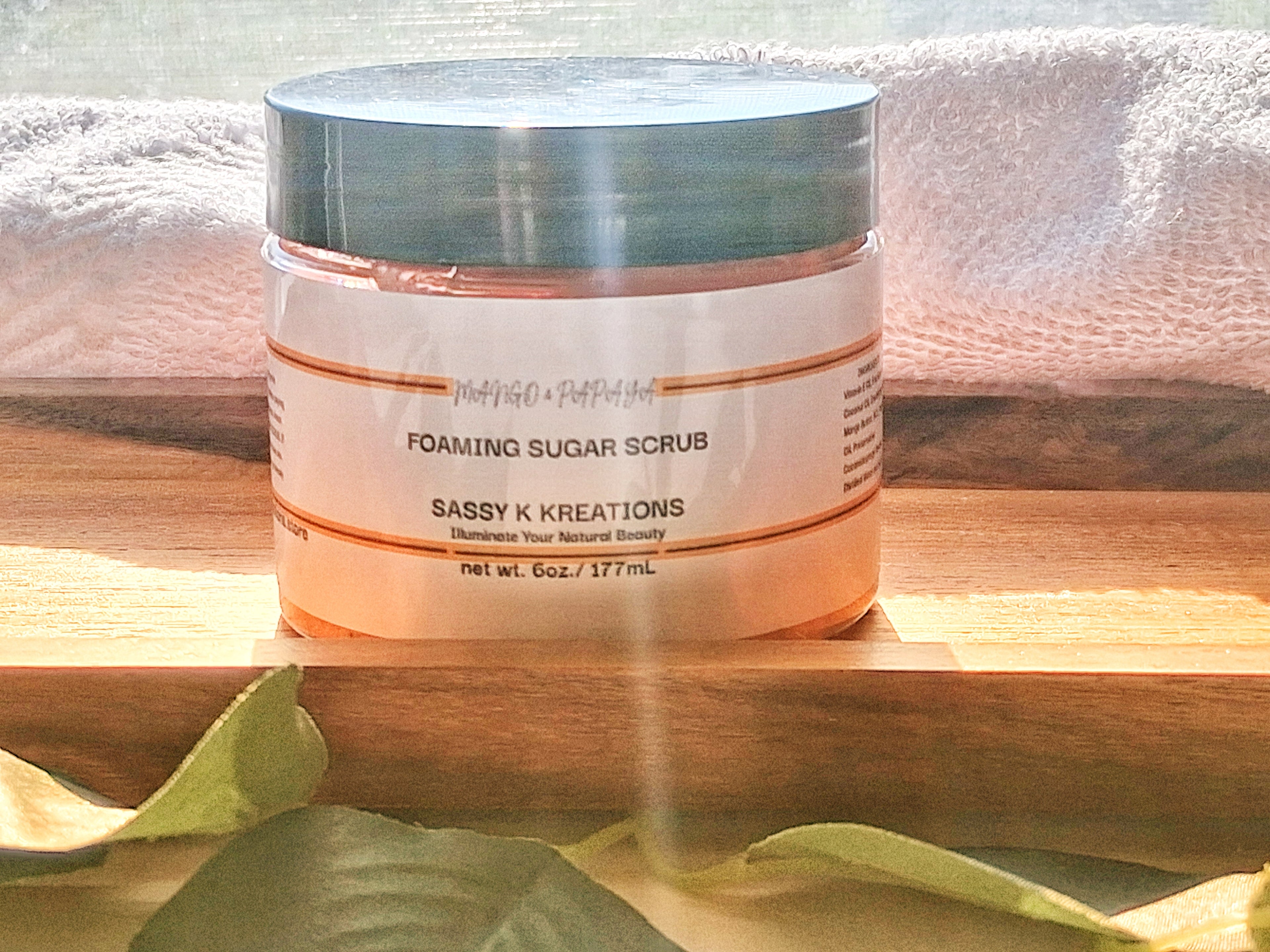 Foaming Whipped Sugar Scrub