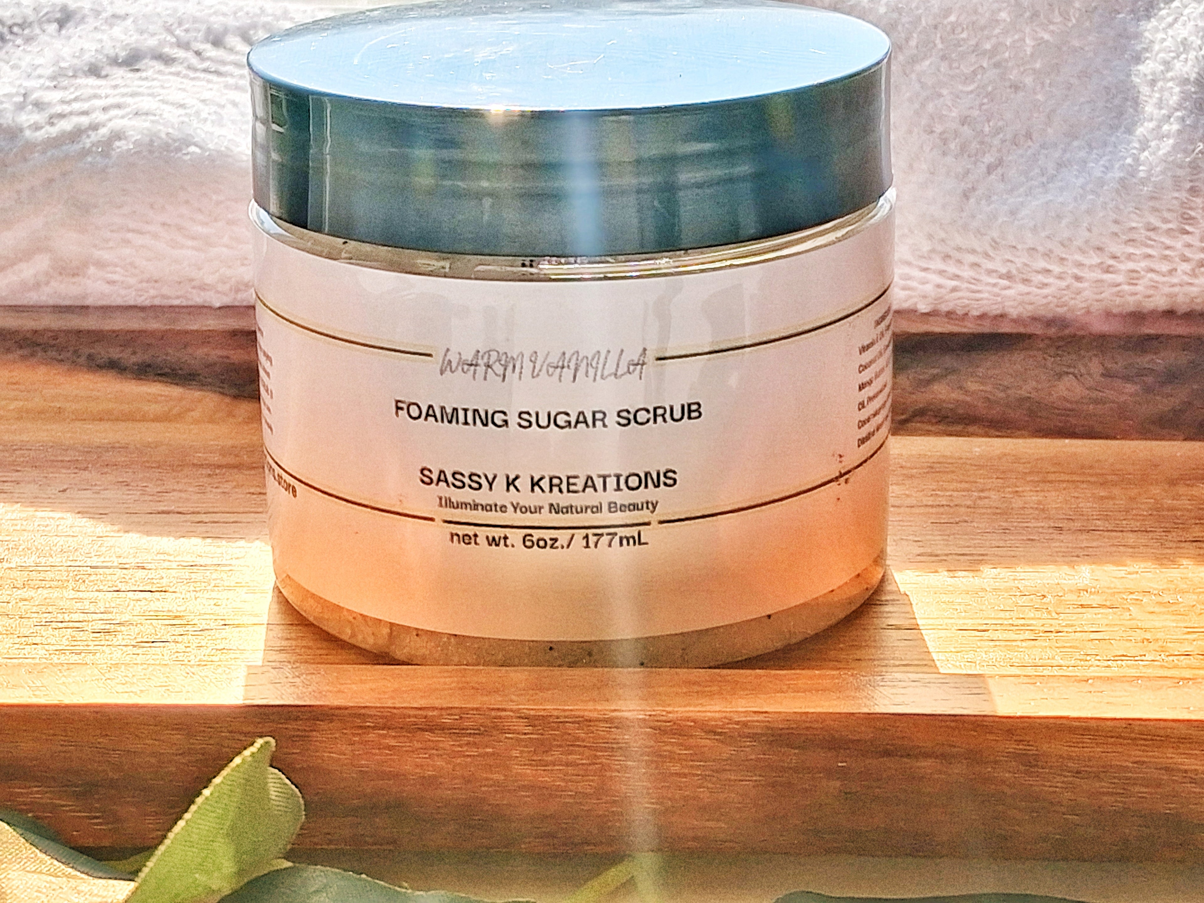 Foaming Whipped Sugar Scrub