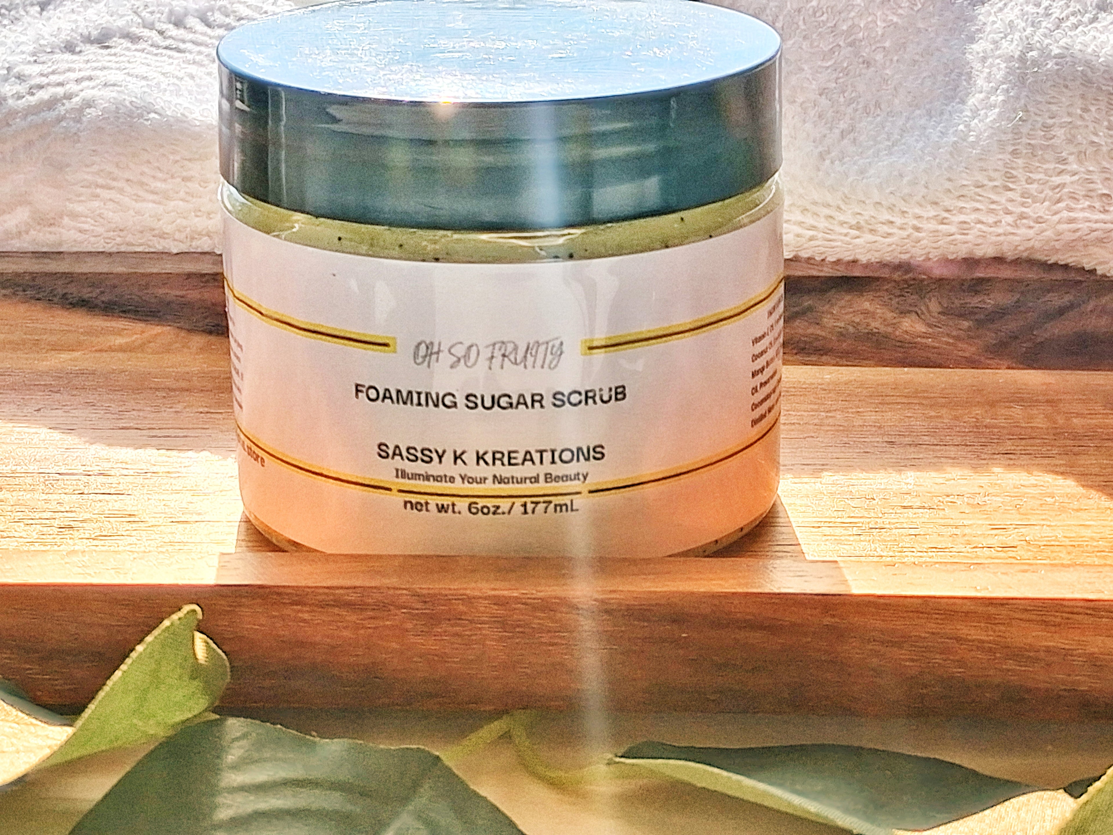 Foaming Whipped Sugar Scrub